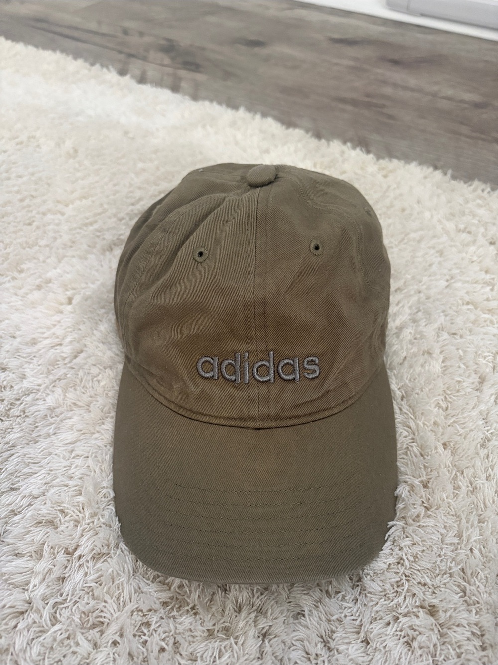 Aritzia Olive Green Cotton Baseball Cap